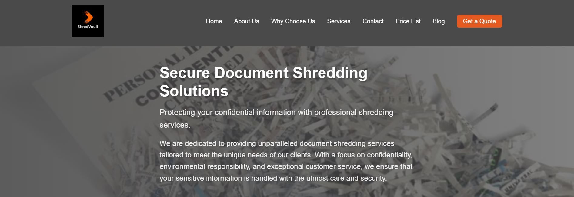 ShredVault - Document Shredding Solutions